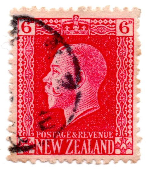 Nova Zelândia - 1909 - STW-153 - 1916 Definitives - King George V, 1865-1936-0
