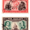Nova Zelândia - 1940 - STW-269 e STW-271 - 1940 The 100th Anniversary of Proclamation of British Sovereignty over New Zealand - (Conjunto 2 selos) - série incompleta-0