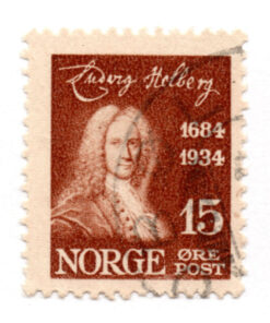 Noruega - 1934 - STW-168-170 - 1934 The 250th Anniversary of the Birth of Ludvig Holberg (conjunto 3 selos) - Série incompleta-0