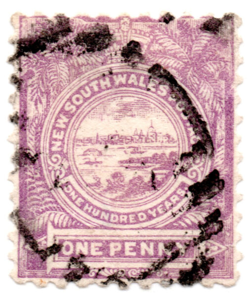 Nova Gales do Sul - 1888 - STW- 66 - 1888 -1889 The 100th Anniversary of the British Crown Colony-0
