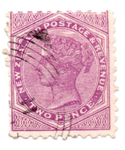 Nova Zelândia - 1882 - STW-57 - 1882 -1885 Queen Victoria - Inscription "NEW ZEALAND - POSTAGE & REVENUE" -0