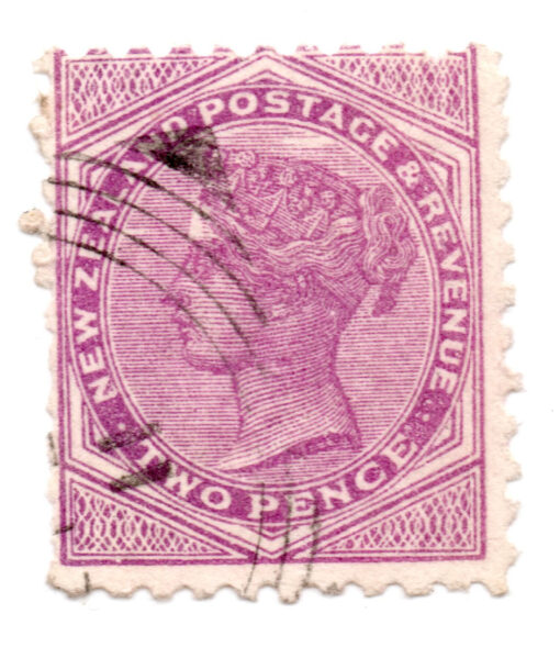 Nova Zelândia - 1882 - STW-57 - 1882 -1885 Queen Victoria - Inscription "NEW ZEALAND - POSTAGE & REVENUE" -0