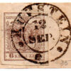 Áustria - 1850 - Y-4 1850 Coat of Arms - Hand-made Paper with Watermark K.K.H.M. in Sheet-0