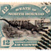 Borneo - 1863 - Y-6 1897 Local Motifs - Mint Value is for Oval Bars Cancellations (Crocodylus porosus)-0