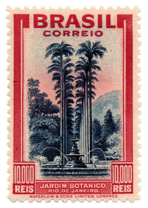 Brasil - 1937 - C-124 - 1937 Propaganda Turística - Jardim Botânico - Rio de Janeiro - Mint-0