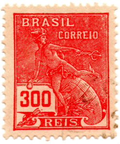 Brasil - 1929 - RHM-256 - 1929 Industry & Culture - Vovó - Filigrana H-0