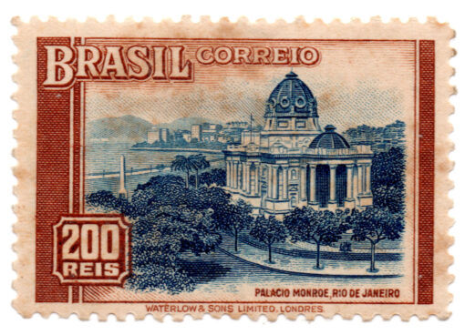 Brasil - 1937 - C-119 - 1937 Propaganda Turística - Palácio Monroe, Rio de Janeiro - Mint-0