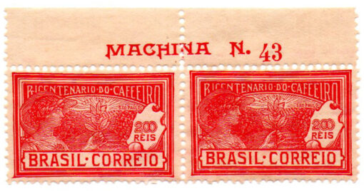 Brasil - 1928 - C-22 - 1928 The 200th Anniversary of the Coffee Growing in Brazil - Bicentenario do Plantio do Café no Brasil - PAR - Mint-0