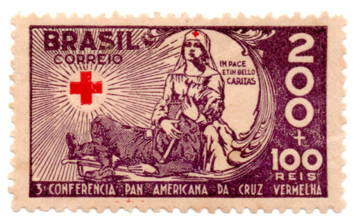 Brasil - 1935 - C-88 - 1935 The Third Pan American Congress Red Cross Conference - 3ª Conferência Panamericana da Cruz Vermelha - Mint-0