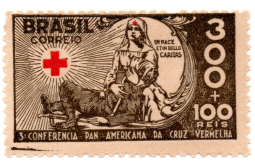 Brasil - 1935 - C-89 - 1935 The Third Pan American Congress Red Cross Conference - 3ª Conferência Panamericana da Cruz Vermelha - Mint-0