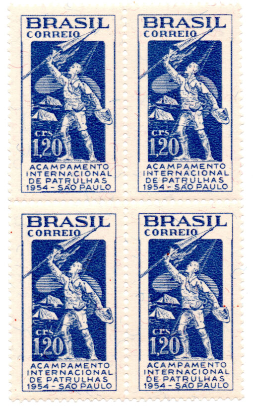 C342 - 1º acampamento internacional de patrulhas (São Paulo) - quadra