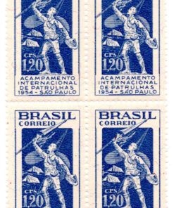 C342 - 1º acampamento internacional de patrulhas (São Paulo) - quadra