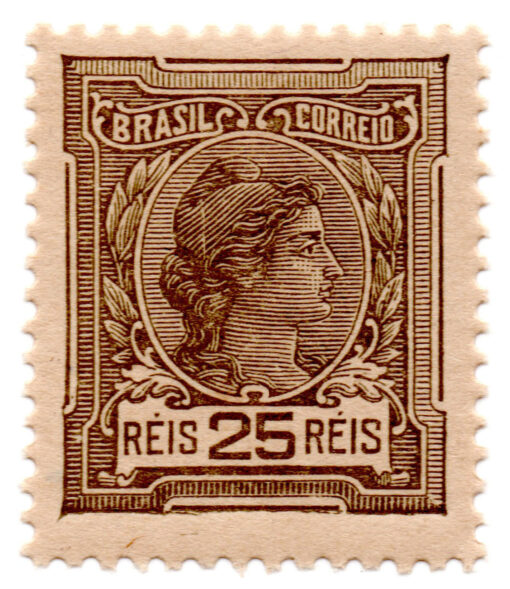156 - Libertas - Inscription "BRAZIL CORREIO" - 1918 -1919