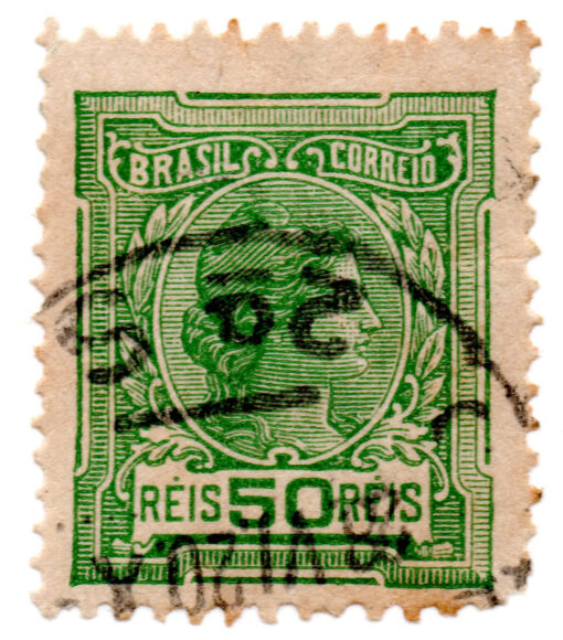 157 - Libertas - Inscription "BRAZIL CORREIO" - 1918 -1919