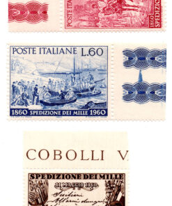 The 100th Anniversary of the Liberation of Southern Italy - 1960 - Série completa - 3 selos