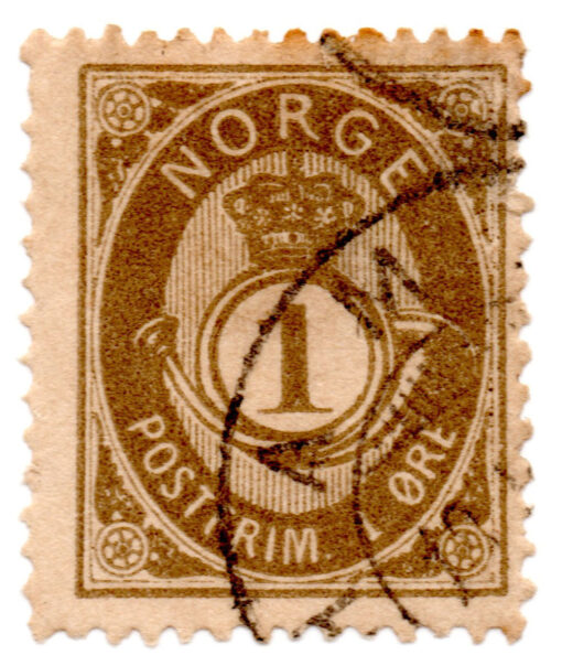 Posthorn - No hatching in Posthorn - 1890 -1893