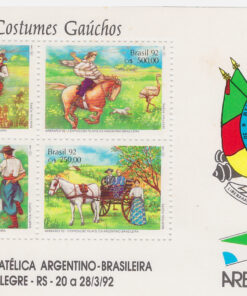 B90 - Arbrapex 92 - Costumes Gaúchos