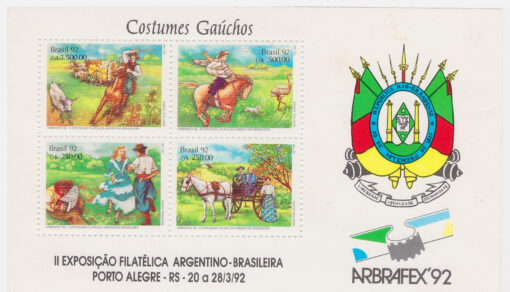 B90 - Arbrapex 92 - Costumes Gaúchos