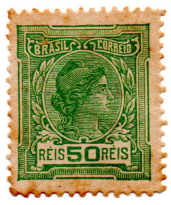 Libertas - Inscription "BRAZIL CORREIO"