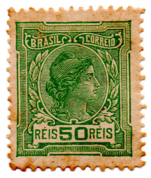 Libertas - Inscription "BRAZIL CORREIO"