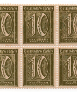 1921 - Selo estampa nº 10 (conjunto com 10 selos)