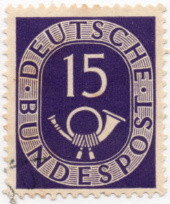 1951 - Posthorn (Corneta Postal) - selo novo