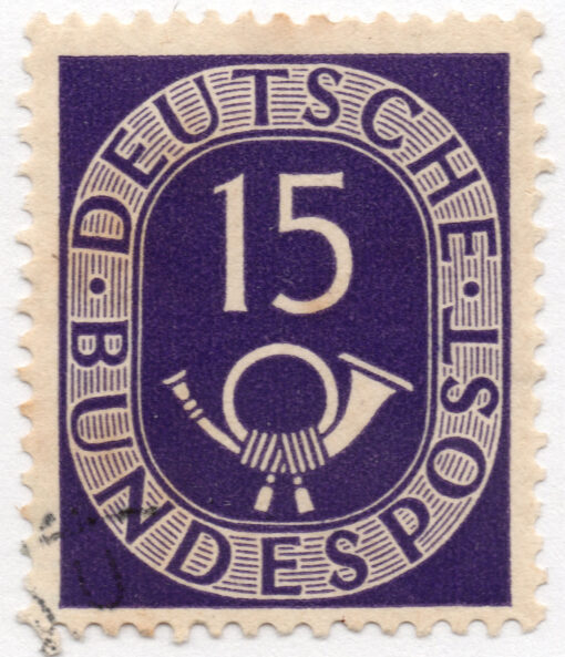 1951 - Posthorn (Corneta Postal) - selo novo