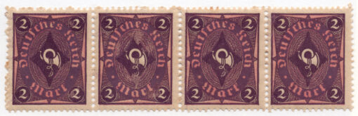 1921 - Posthorn (Corneta Postal) - (conjunto de 4)