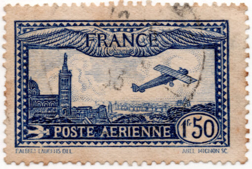 1930 - Avião sobrevoando Marselha (aéreo)