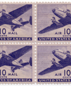 1941 - Correio aéreo - Avião bimotor (Quadra)