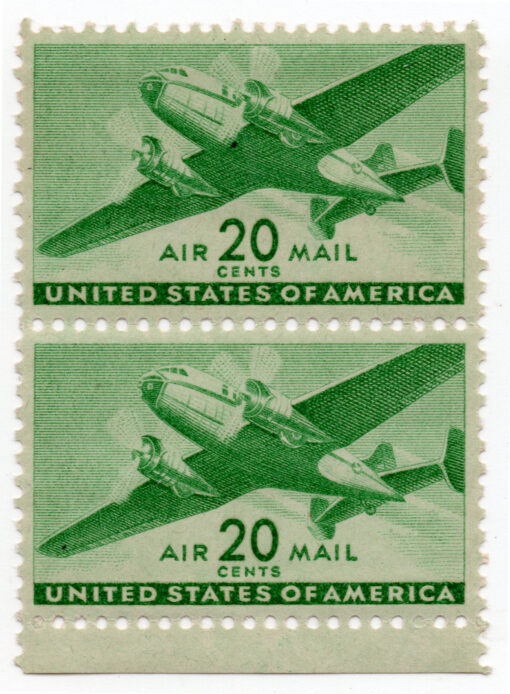 1941 - Correio aéreo - Avião bimotor (Par)