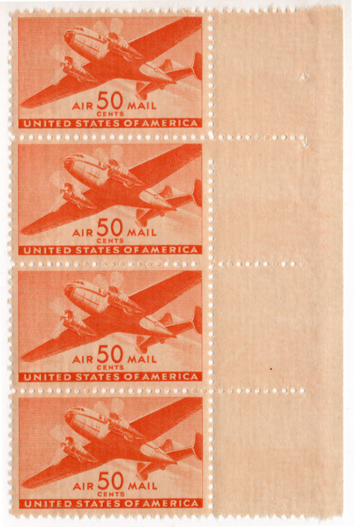 1941 - Correio aéreo - Avião bimotor (Quadra)