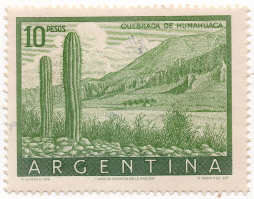 1954 - Paisagens locais - Quebrada de Humauaca