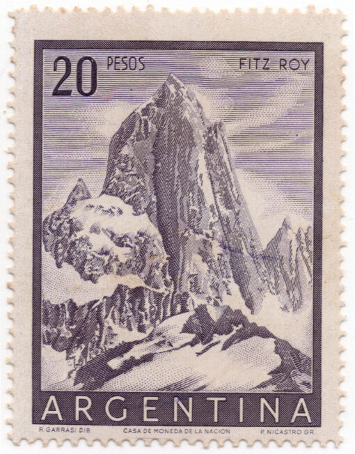 1954 - Paisagens locais - Fitz Roy