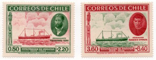 1940 - 50º Aniversário da Ocupação da Ilha de Páscoa e Fundo Hospitalar Local