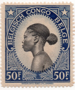 1942 - Inscrição "BELGISCH - CONGO - BELGE"