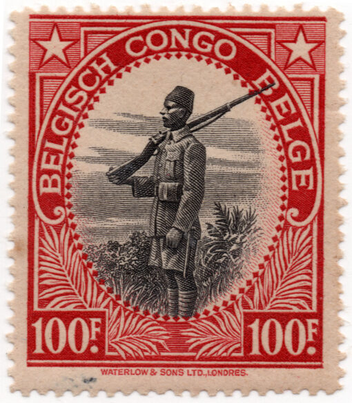 1942 - Inscrição "BELGISCH - CONGO - BELGE"
