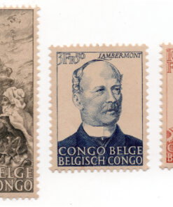 1947 - 50º Aniversário da Libertação dos Escravos (série 3 selos)