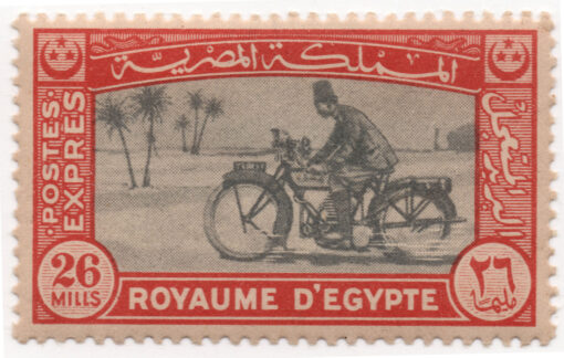 1943 - Motociclista - com Inscrição "Postes Expres"