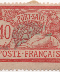 1902 - Selos postais franceses de 1900 - "PORT SAID"