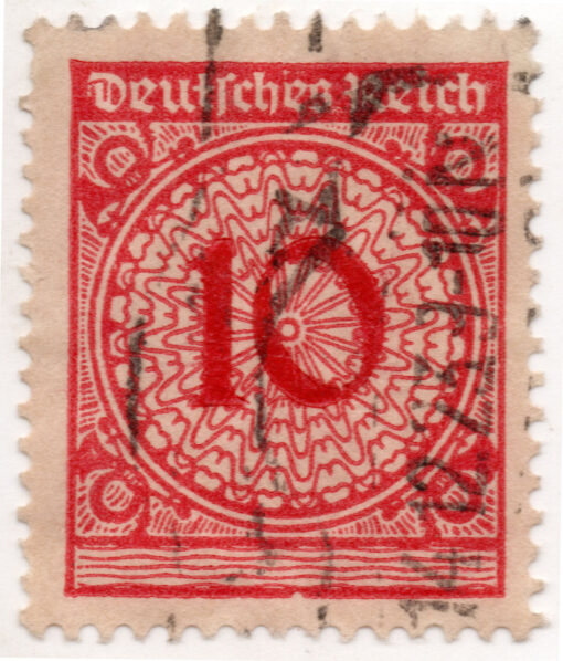 1923 Número 10 - (Rentpfennig)