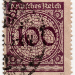 1923 Número 100 - (Rentpfennig)