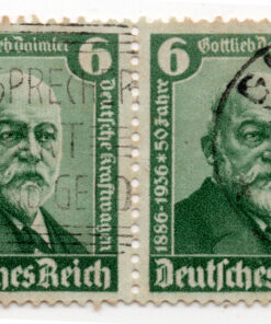 1936 50º Aniversário do Automóvel - Gottlieb Daimler (o par)