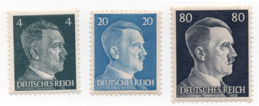 1941 -1945 Hitler - Novos Selos (Conjunto 3 selos)