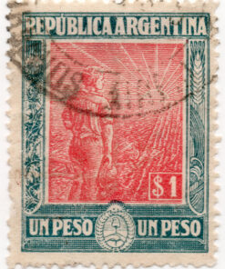 1912 - Agricultor e Sol Nascente - Emoldurado