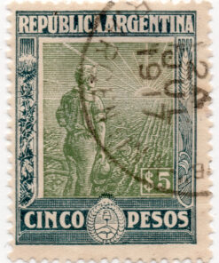 1912 - Agricultor e Sol Nascente - Emoldurado