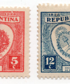 1928 - 100º Aniversário da Paz Argentino-Brasileira (Conjunto 2 selos)