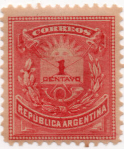 1882 - Série Carta e corneta - Dezenove pontos na moldura superior (1 selo)