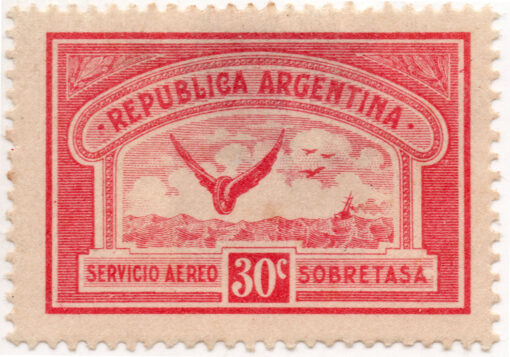 1928 - Avião e pássaros (aéreo)