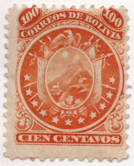 1871 - Brasão - Onze estrelas abaixo do brasão